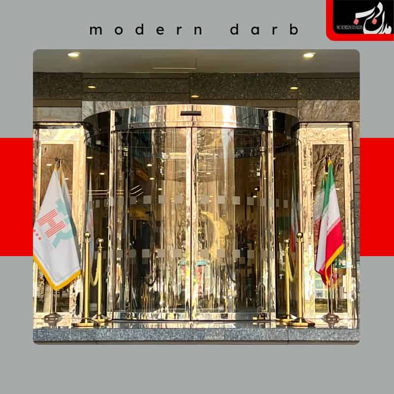 درب شیشه ای گردان